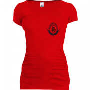 Женская удлиненная футболка эйр гир 2