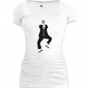 Женская удлиненная футболка PSY