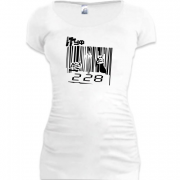 Женская удлиненная футболка Гуф 228