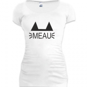 Женская удлиненная футболка Meau (Мяу)