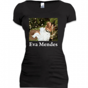 Женская удлиненная футболка Eva Mendes