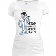 Женская удлиненная футболка Ostap одобряет