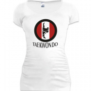 Женская удлиненная футболка WTF World Taekwondo