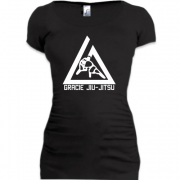 Женская удлиненная футболка Jiu-Jitsu
