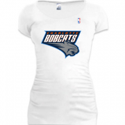 Женская удлиненная футболка Charlotte Bobcats