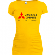 Женская удлиненная футболка Mitsubishi Diamant