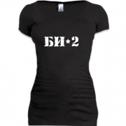 Женская удлиненная футболка БИ-2