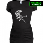 Женская удлиненная футболка Tiger