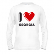 Чоловічий лонгслів I love Georgia