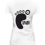 Женская удлиненная футболка Dubstep 4