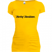 Женская удлиненная футболка Harley Davidson (2)