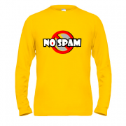 Чоловічий лонгслів No spam