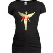 Женская удлиненная футболка Nirvana In Utero (2)