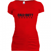 Женская удлиненная футболка Call of Duty Ghosts