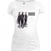 Женская удлиненная футболка Muse (группа)