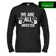 Чоловічий лонгслів We are all infected