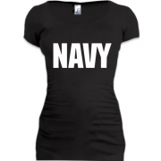 Женская удлиненная футболка NAVY (ВМС США)