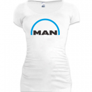 Женская удлиненная футболка MAN (2)