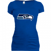Женская удлиненная футболка Seattle Seahawks