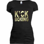 Женская удлиненная футболка Kick boxing