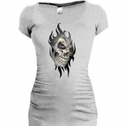 Женская удлиненная футболка с нежитью