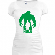 Женская удлиненная футболка с Халком (2)