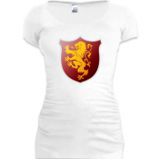 Женская удлиненная футболка с гербом Ланнистеров