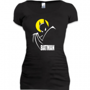 Женская удлиненная футболка Batman (black)