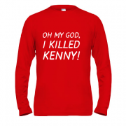 Чоловічий лонгслів Oh my god, i killed Kenny