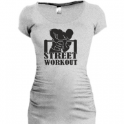 Женская удлиненная футболка Street Workout (2)