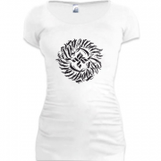 Женская удлиненная футболка оу74