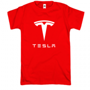 Футболка з лого Tesla