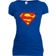 Женская удлиненная футболка Superman 2