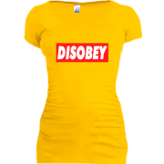 Женская удлиненная футболка Disobey