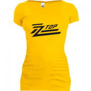 Женская удлиненная футболка ZZ TOP