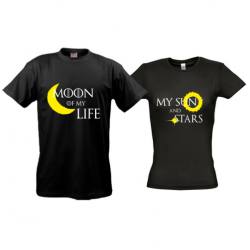 Парные футболки Луна моей жизни