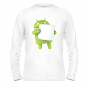 Чоловічий лонгслів Android 6 Marshmallow