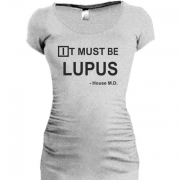 Женская удлиненная футболка It must be lupus