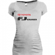 Женская удлиненная футболка Toyota FJ CRUISER