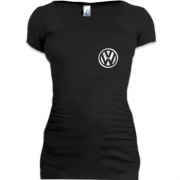 Женская удлиненная футболка Volkswagen (мини)
