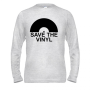 Чоловічий лонгслів Save the vinyl