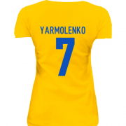 Женская удлиненная футболка Андрей Ярмоленко