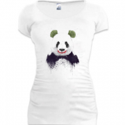 Женская удлиненная футболка с пандой-Джокером