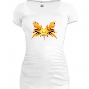 Женская удлиненная футболка с покемоном Запдос