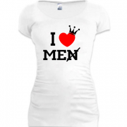 Женская удлиненная футболка I love me