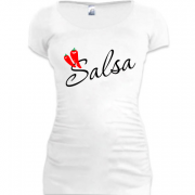 Женская удлиненная футболка Salsa