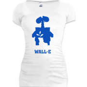 Женская удлиненная футболка WALL-E