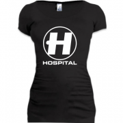 Женская удлиненная футболка Hospital Records