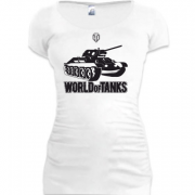 Женская удлиненная футболка WOT с танком
