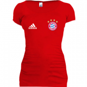 Женская удлиненная футболка FC Bayern München («Бавария» Мюнхен)